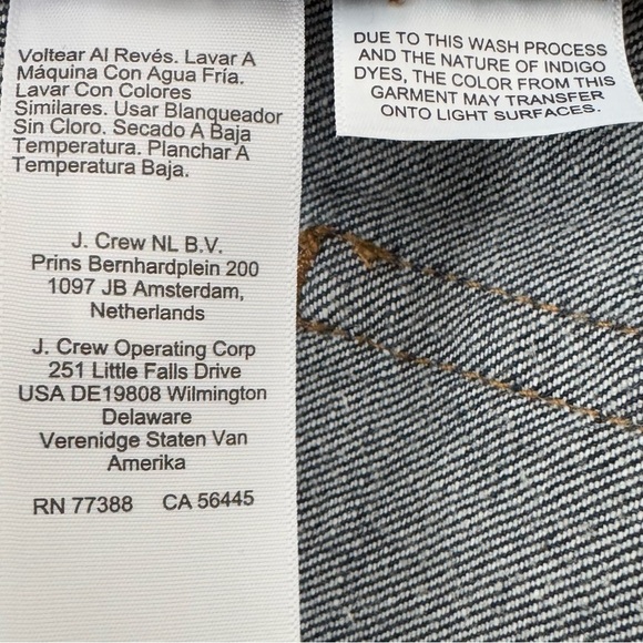 J CREW MID-RISE FLARE CROP BUTTON FLY JEANS SIZE 27 / 4 - Picture 7 of 8